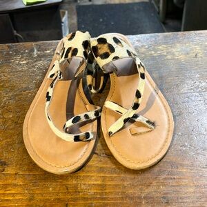 Cheetah print Asos sandals